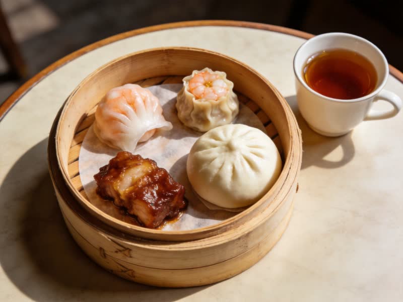 Cantonese breakfast dim sum